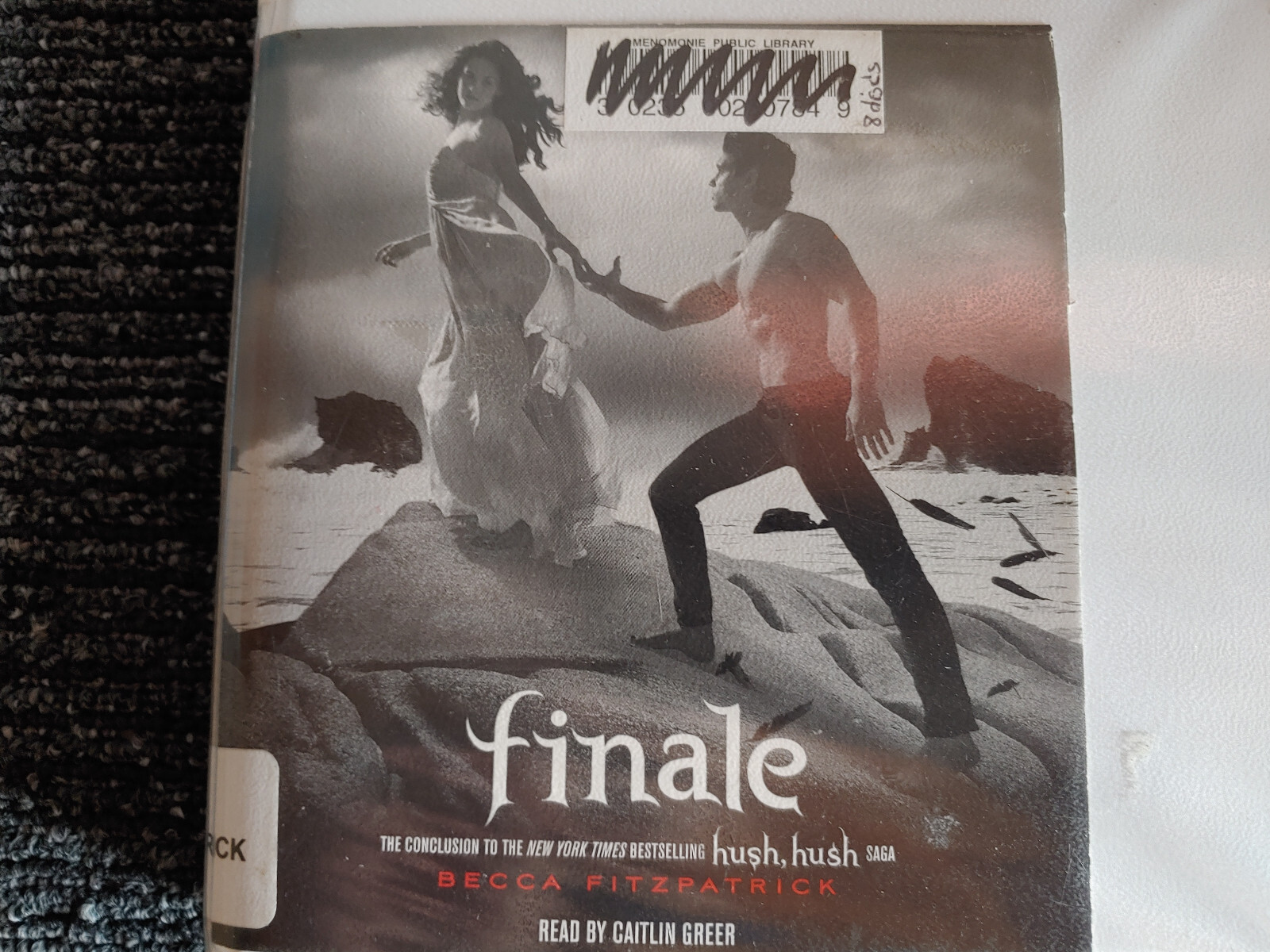 finale by Becca Fitzpatrick 8CDs read by Caitlin Greer end of hush,hush saga