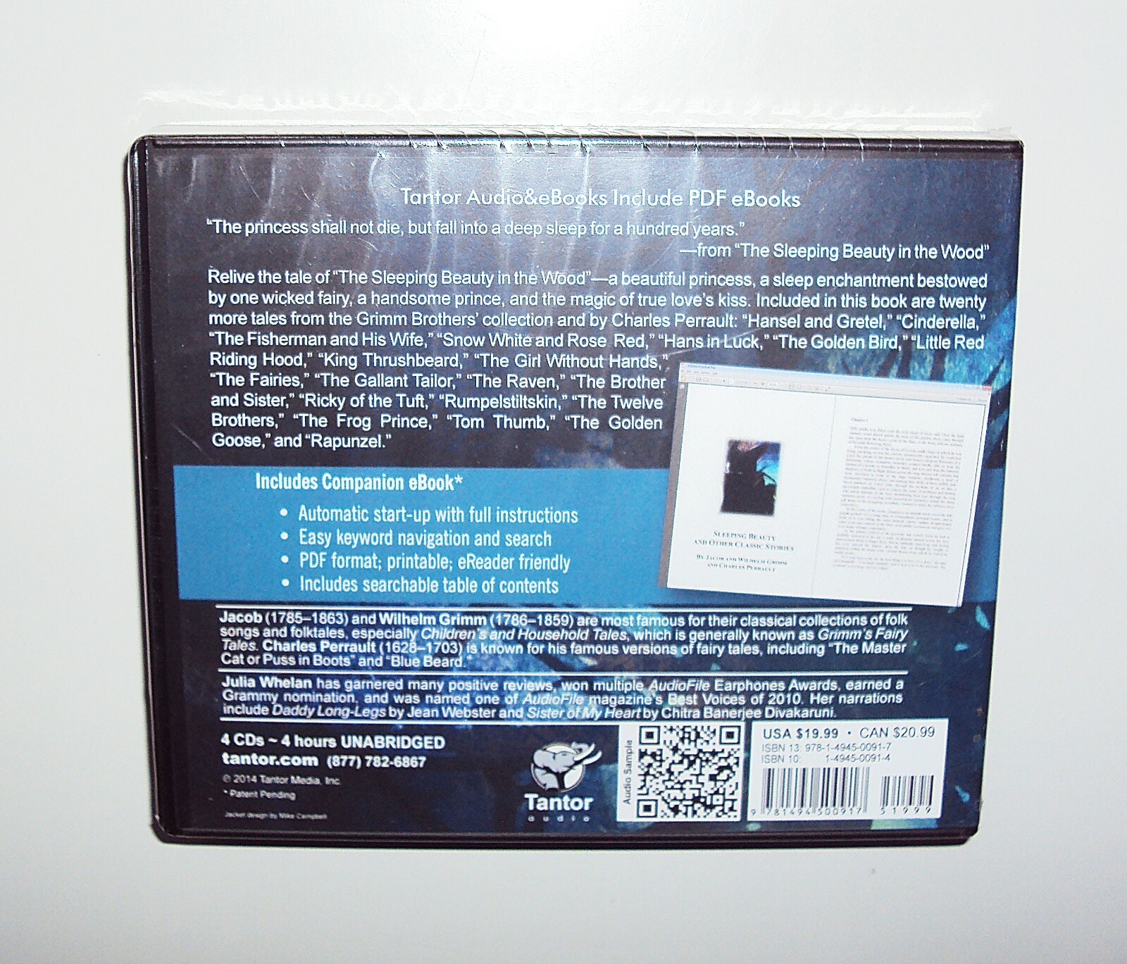 Sleeping Beauty & Other Classic Stories Audio & PDF eBooks (English)- NEW sealed