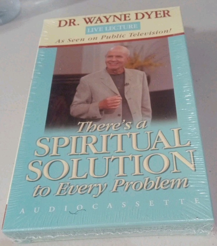Dr. Wayne Dyer Lecture Spiritual Solution to Every Problem Audio Cassette NEW