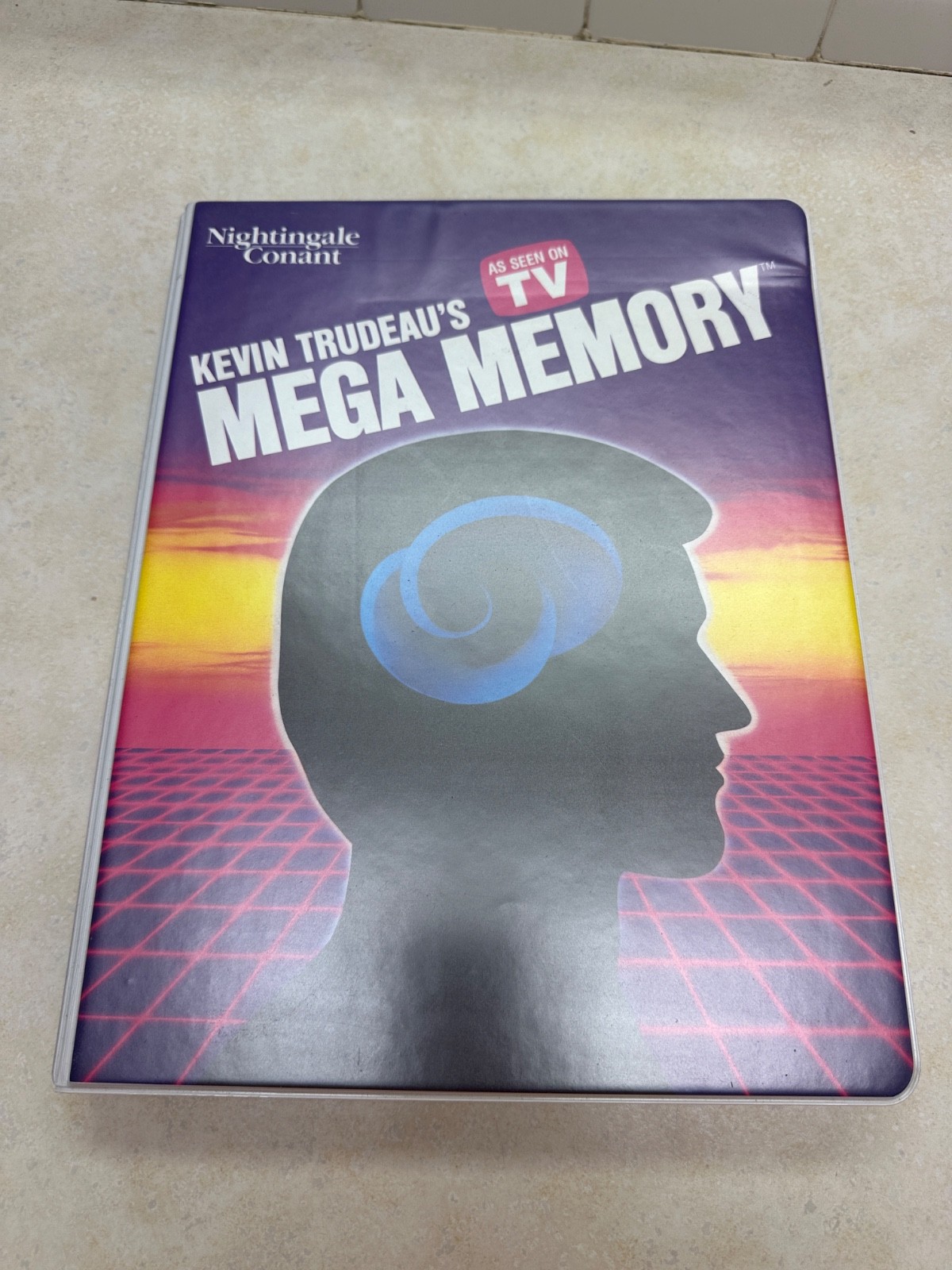 Kevin Trudeau’s Mega Memory Program Audio Cassettes w/ Workbook GD 8 Cass Tapes