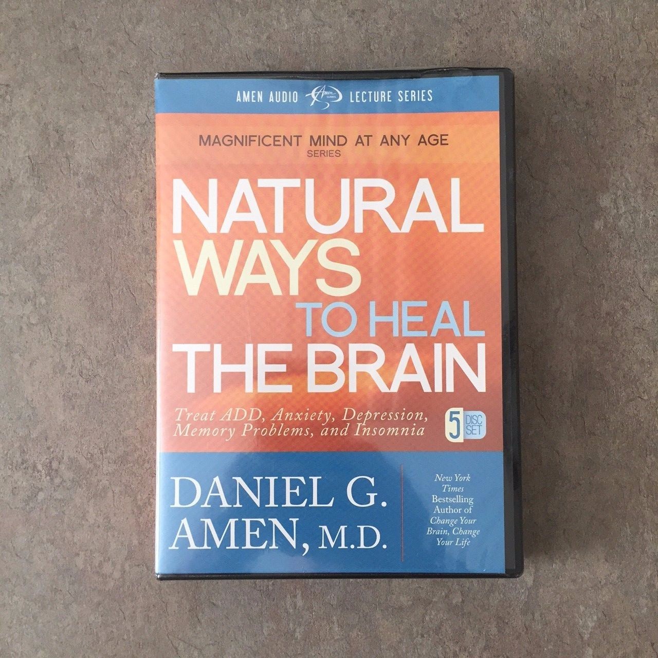 Natural Ways to Heal the Brain Daniel G. Amen 5 CD Disc Set — NEW SEALED
