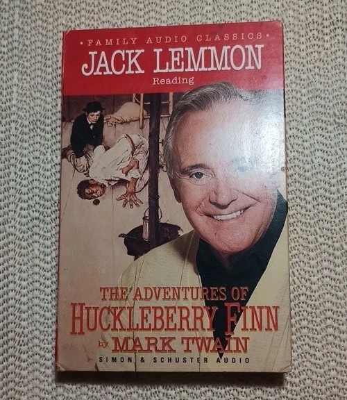 ADVENTURES OF HUCKLEBERRY FINN Mark Twain AUDIO by Jack Lemmon Cassette Tapes
