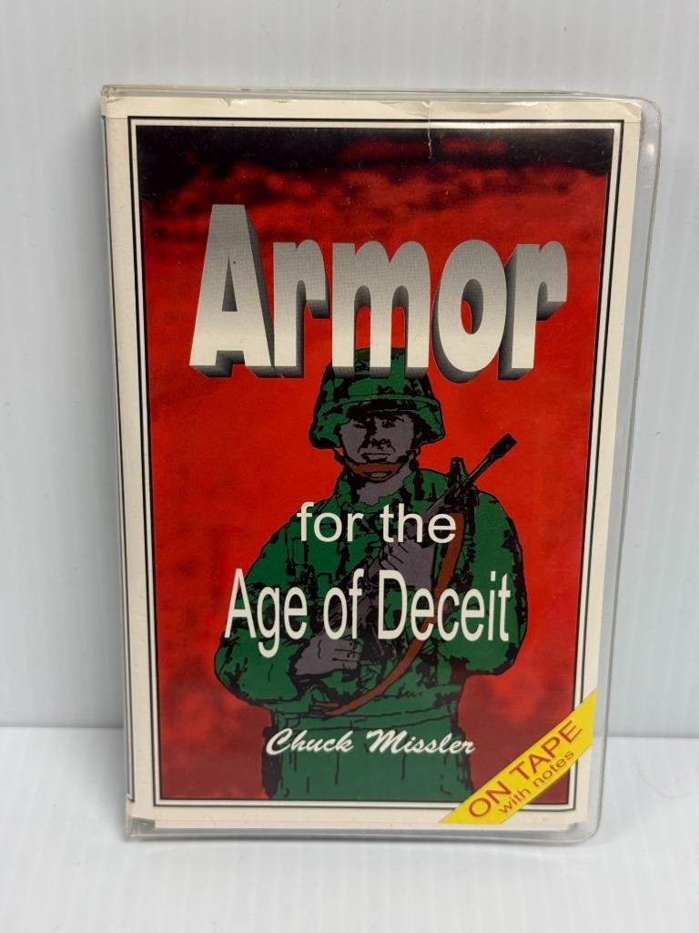 Koinonia House 1996 ARMOR FOR THE AGE OF DECEIT Cassette Tape BY CHUCK MISSLER