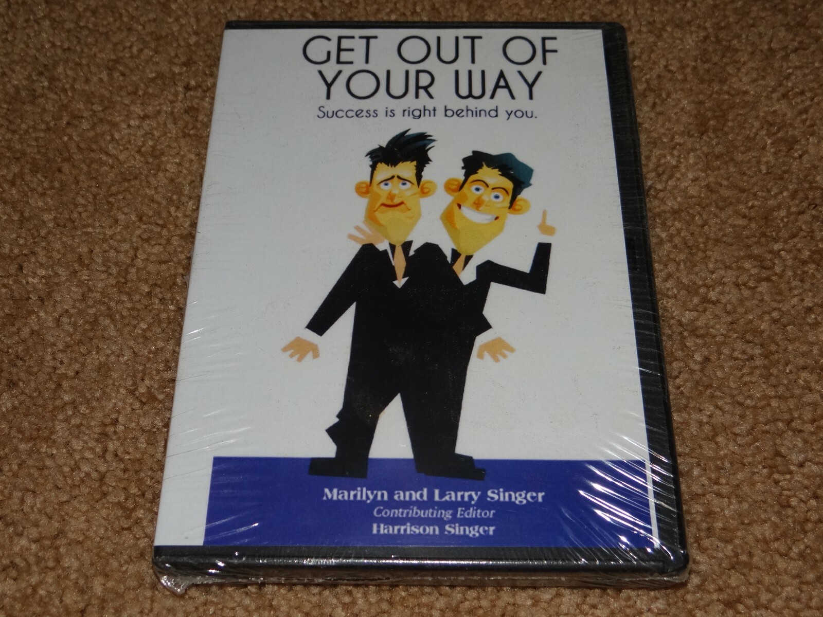 GET OUT OF YOUR WAY Success Is Right Behind You Marilyn+Larry Singer 2 AUDIO CD