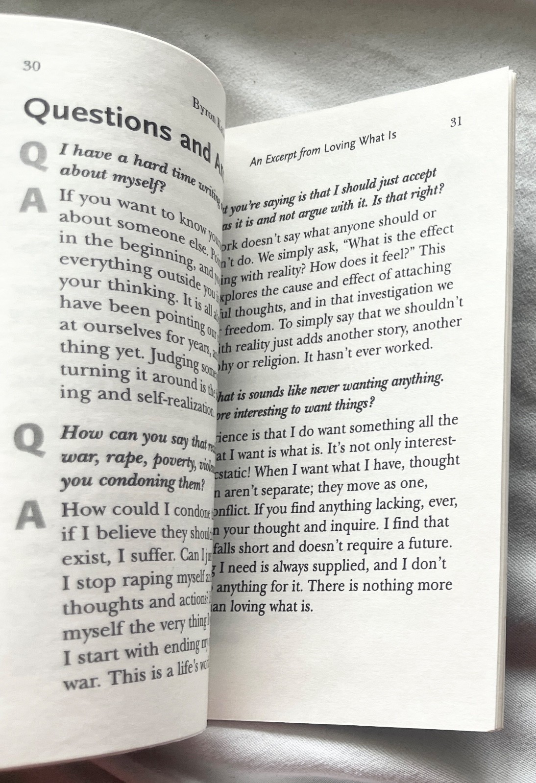 Loving What Is❤️Byron Katie💿Stephen Mitchell Audio CD Sampler Booklet📓The Work