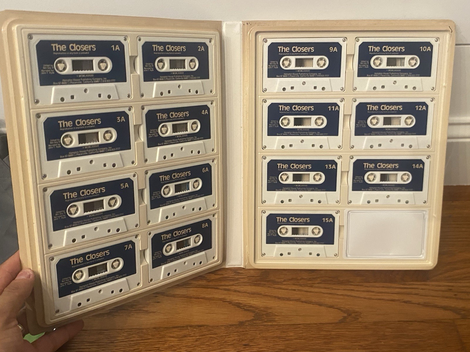 The Closers Sales Closer’s Bible Ben Gay III 15-tape Audiobook Set Rare