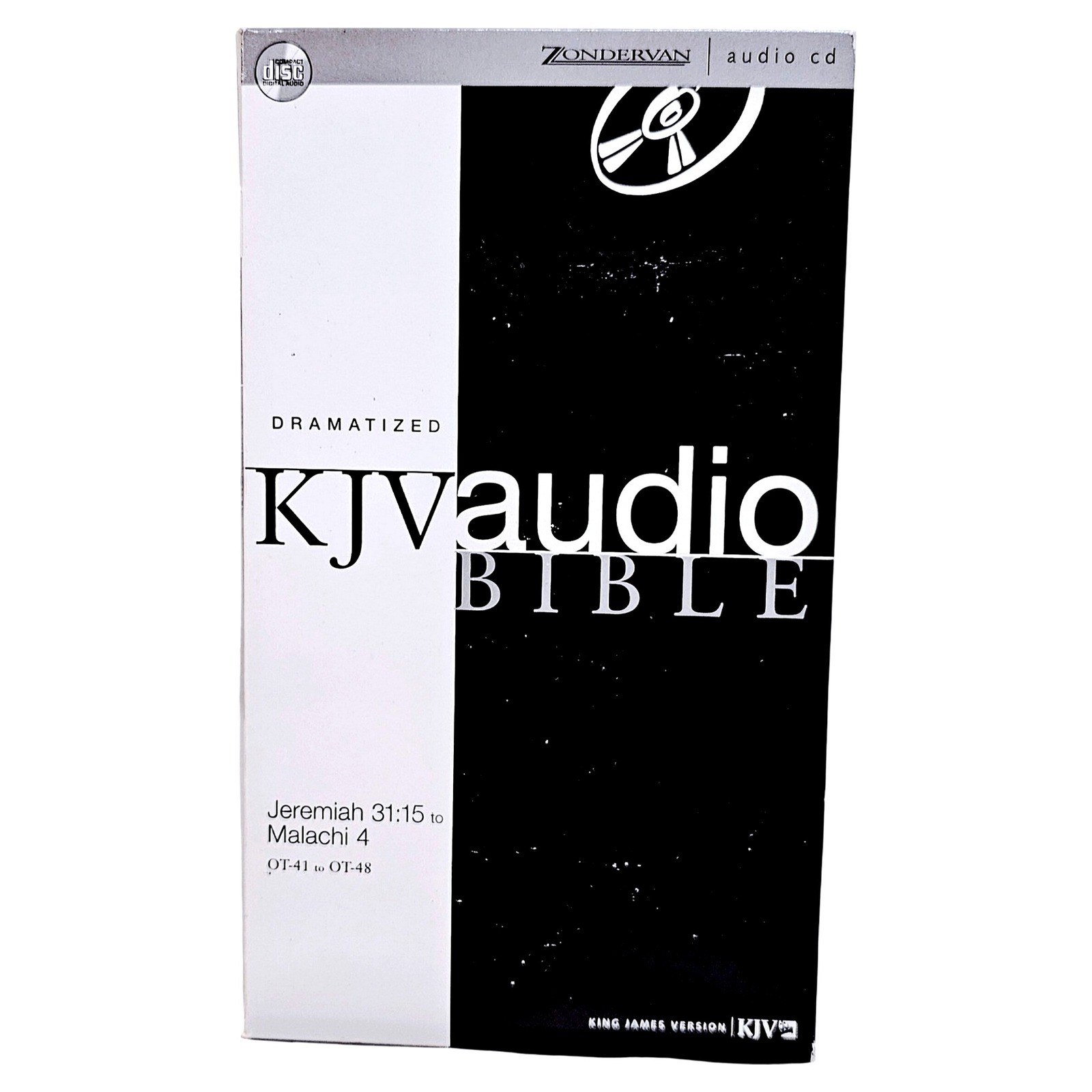 Zondervan KJV Audio Bible Dramatized 8 CD Set OT-41 OT-48 Jeremiah Malachi EUC