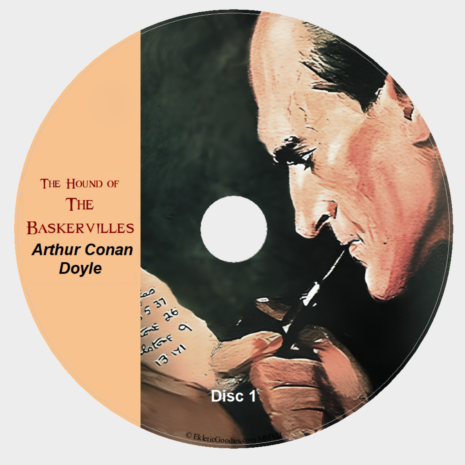 THE HOUND OF THE BASKERVILLES by Sir Arthur Conan Doyle 6 Audio CDs Unabridged