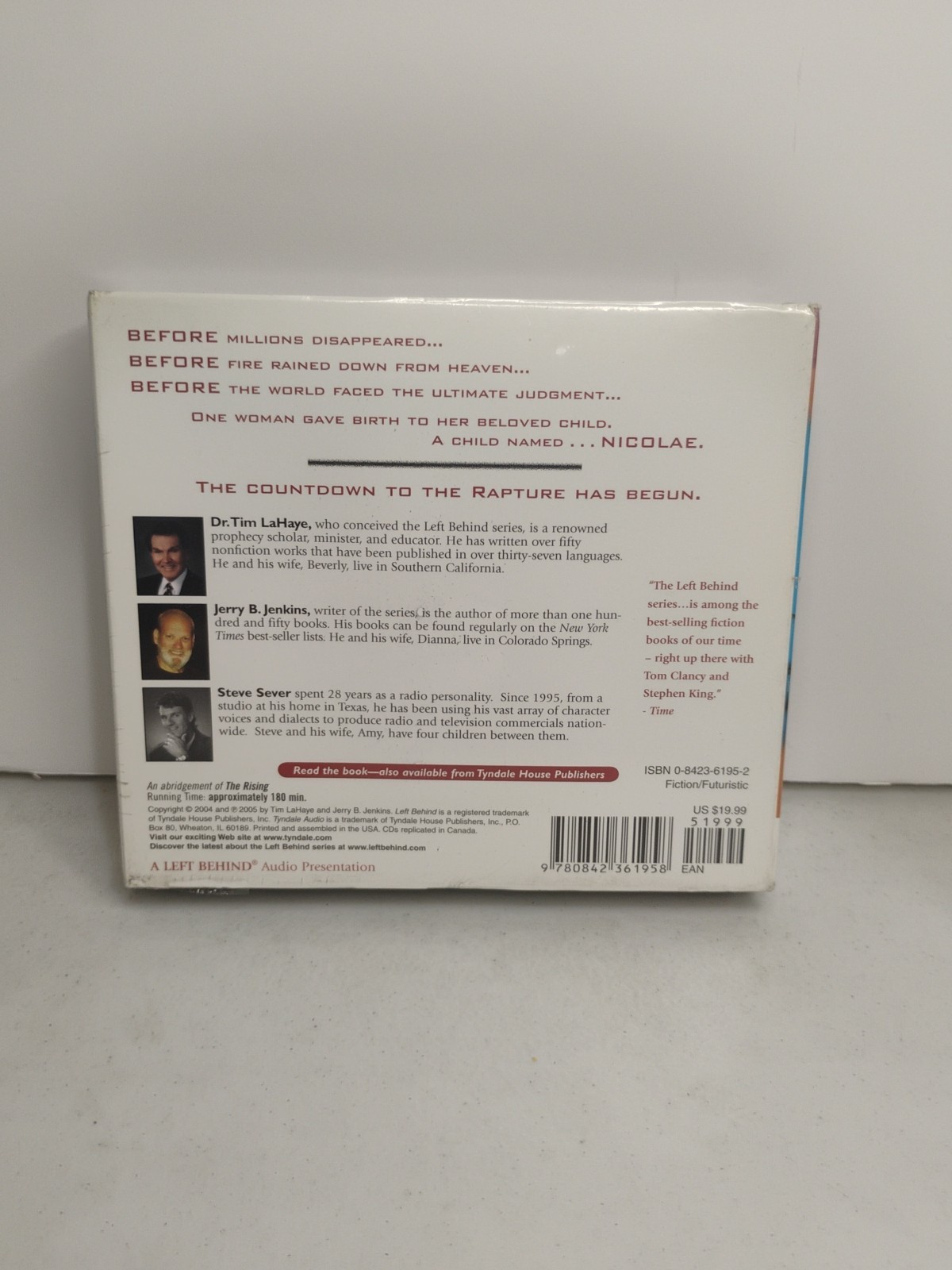 SEALED The Rising Antichrist is Born AUDIO CD BOOK ~ LaHaye Jenkins~ Left Behind