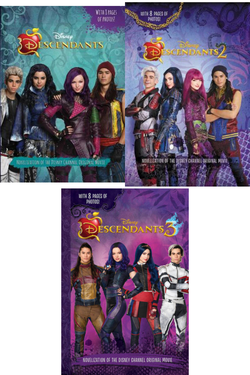 Descendants Junior Novels Series All 3 Books in Hardcover