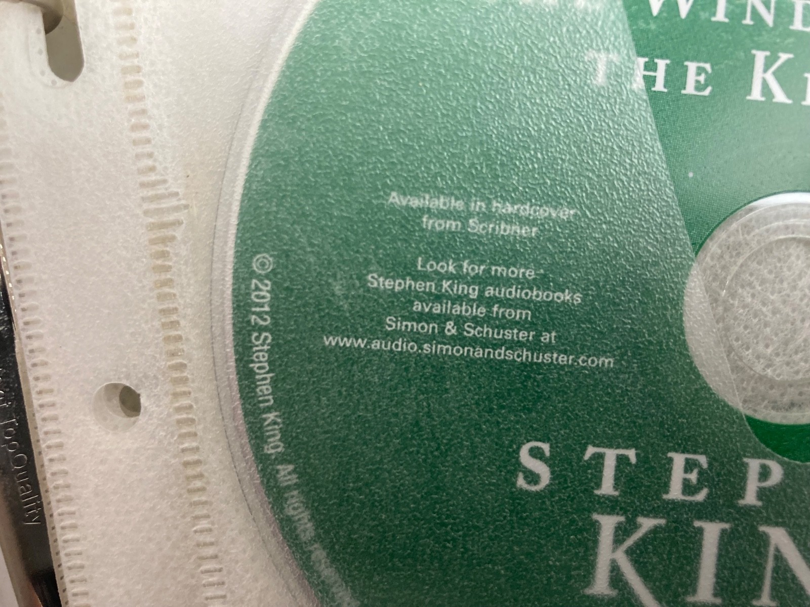Dark Tower Stephen King’s The Wind Through the Keyhole Audiobook CD Complete