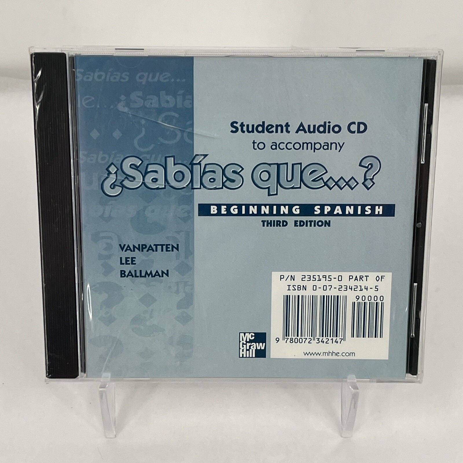 Listening Comprehension CD to Accompany ¿Sabías Que? Beginning Spanish (NEW CD)