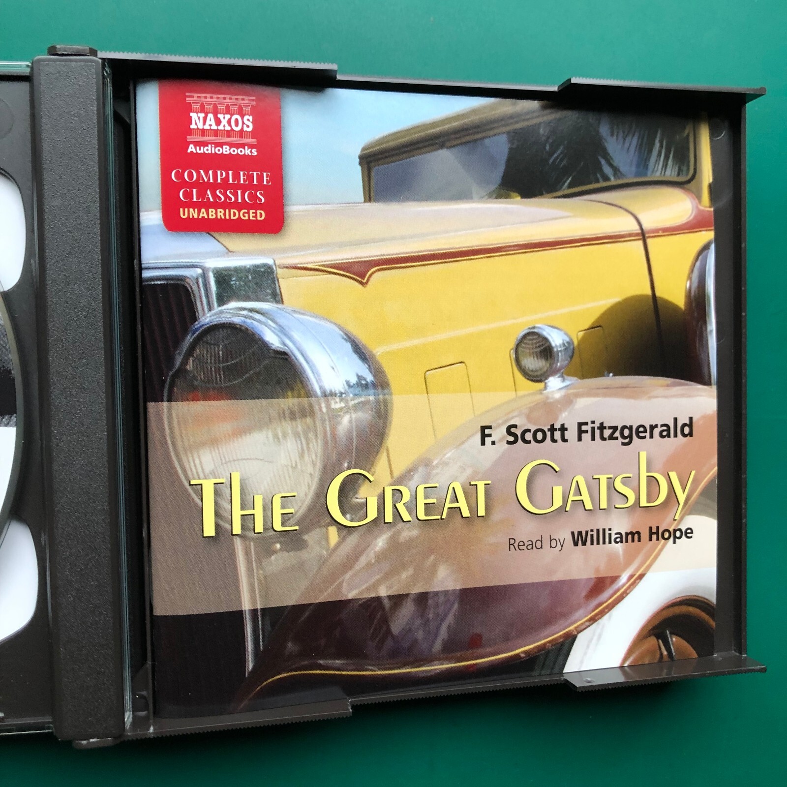 F. Scott Fitzgerald GREAT GATSBY 5x CD Unabridged Audiobook Set William Hope NM
