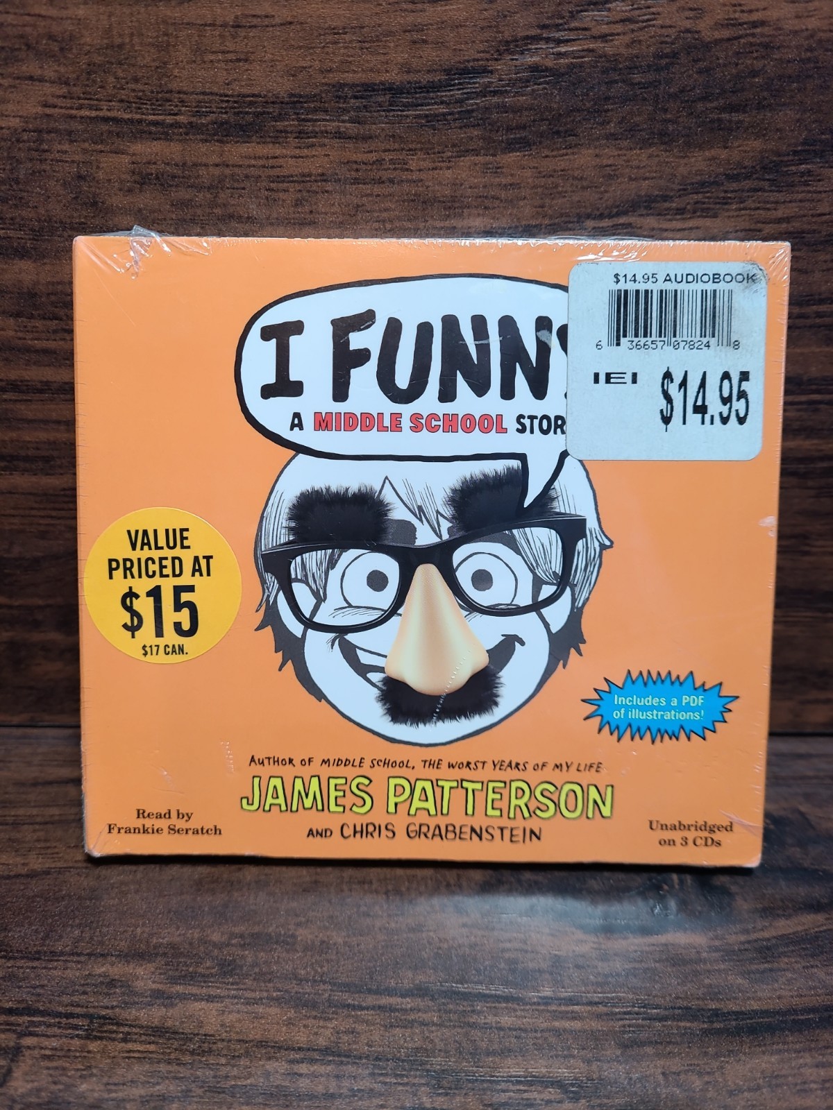 NEW I Funny: A Middle School Story — Audio CD By Patterson, James