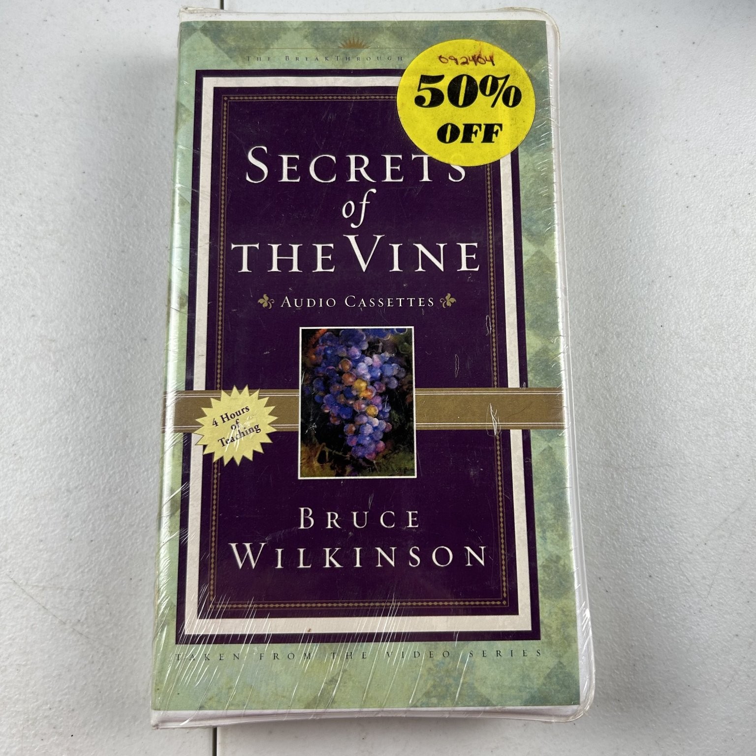 Secrets of the Vine by Bruce Wilkinson Audiobook Cassettes 4 Hours