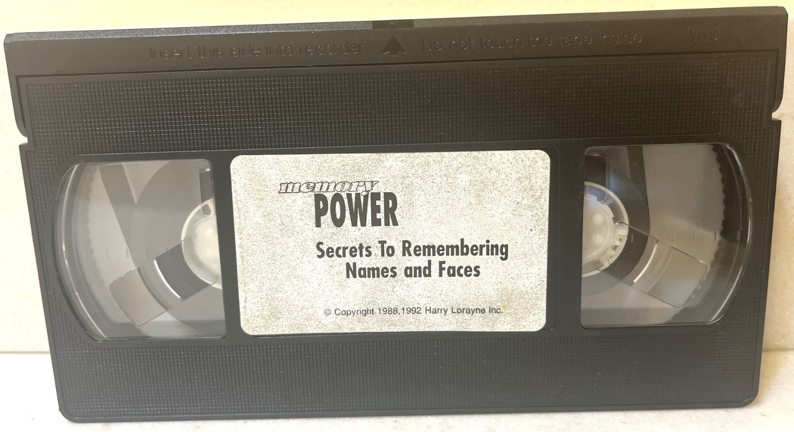 MEMORY POWER Courses Harry Lorayne activity book VHS tape 5 audiobook cassettes