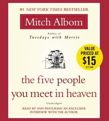 The Five People You Meet in Heaven by Mitch Albom (English) Audio CDs (4)