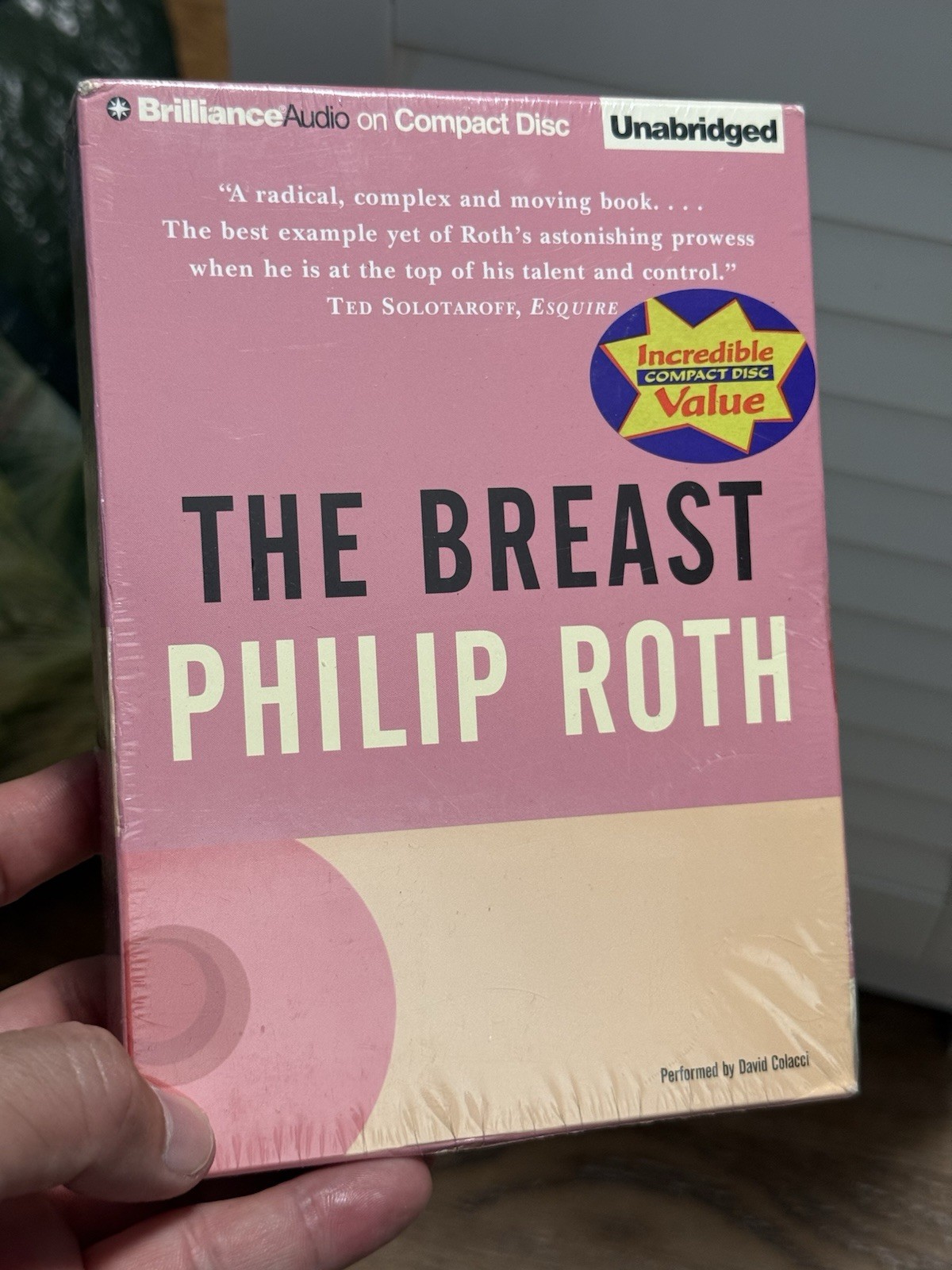 The Breast by Philip Roth (2015, Compact Disc, Unabridged edition) New