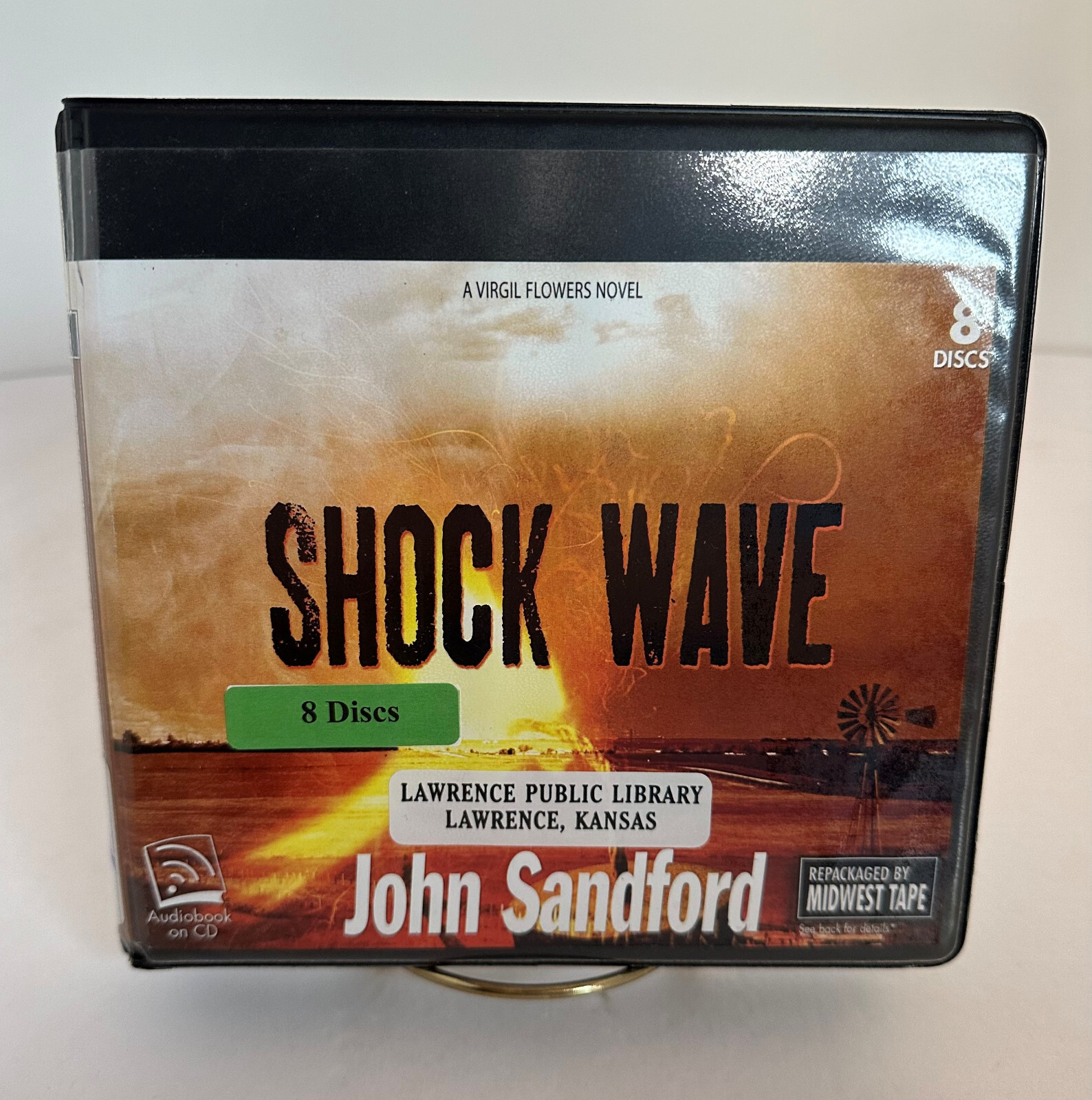 «Shock Wave» 8 disc audiobook by John Sandford, Virgil Flowers #5