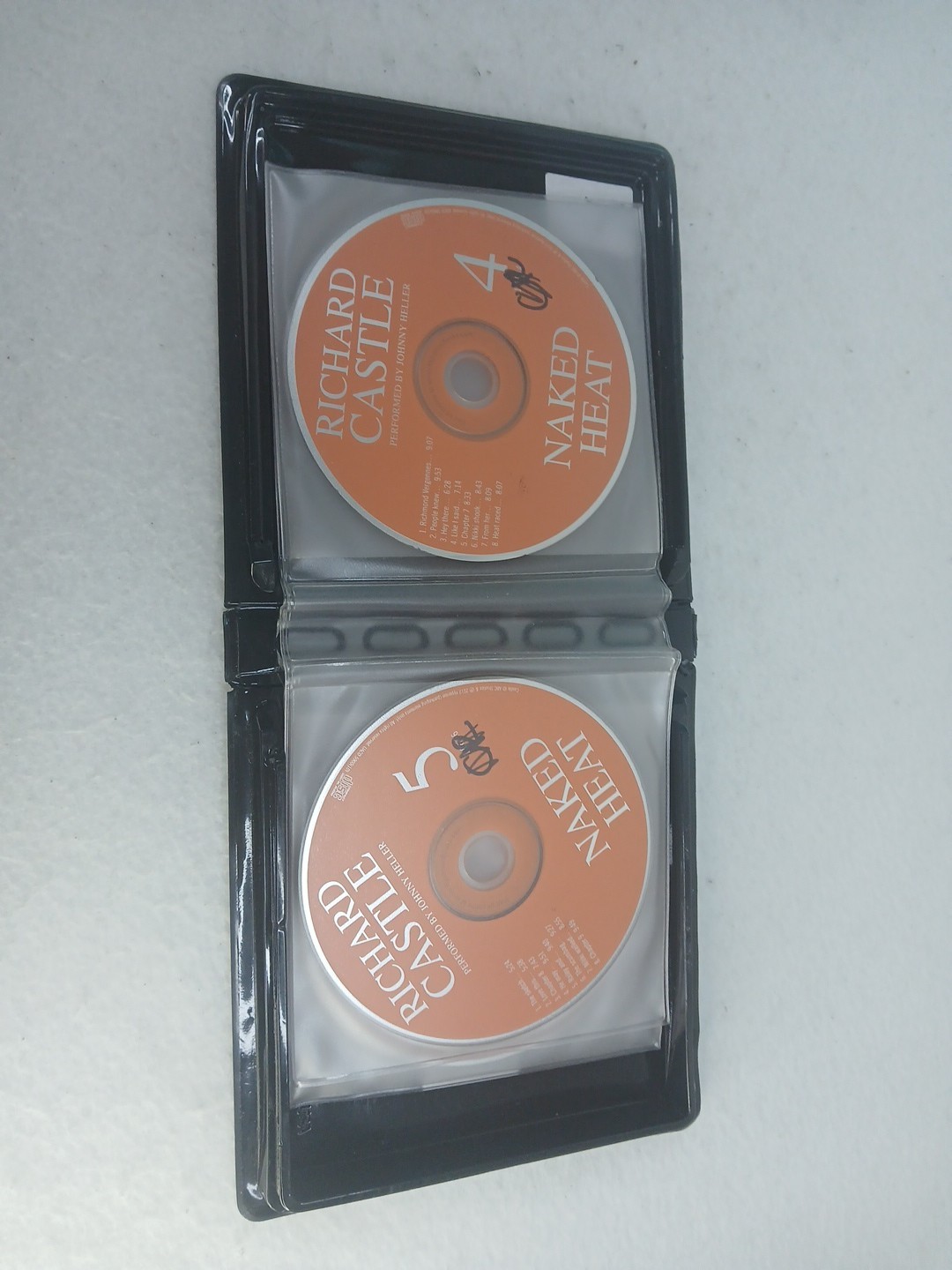 Naked Heat by Richard Castle, Audiobook, Unabridged, 10 CDs 2010 Ex-Library