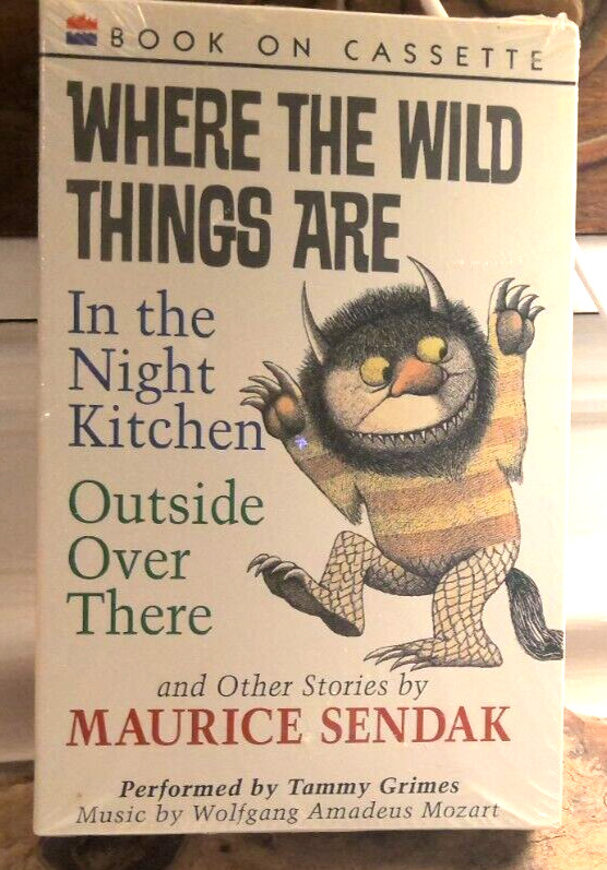 1988 Cassette Book Where The Wild Things Are Night Kitchen Other Stories Sendak
