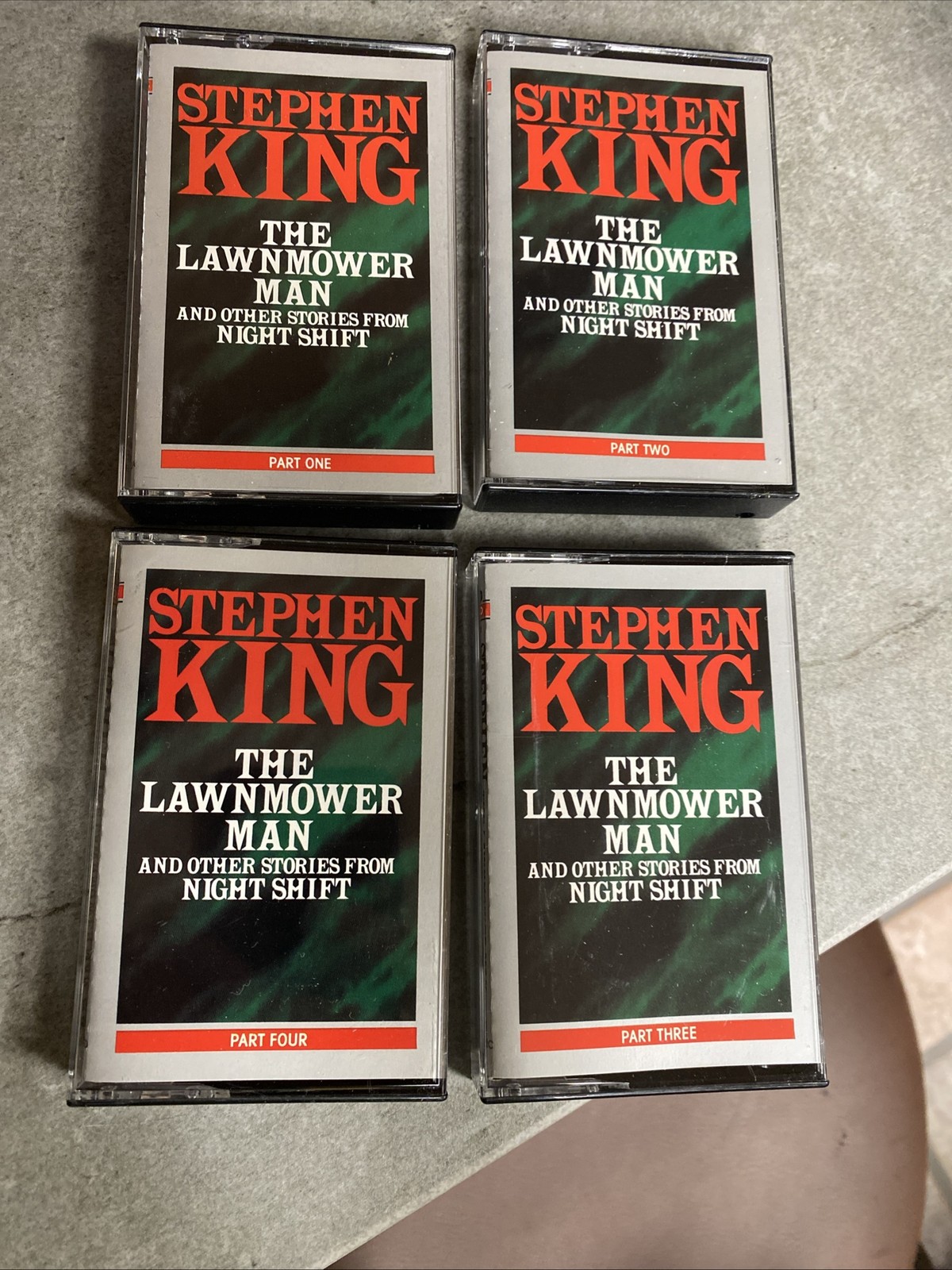 Stephen King The Lawnmower Man Cassette Audiobook Unabridged 1995 “As Is”