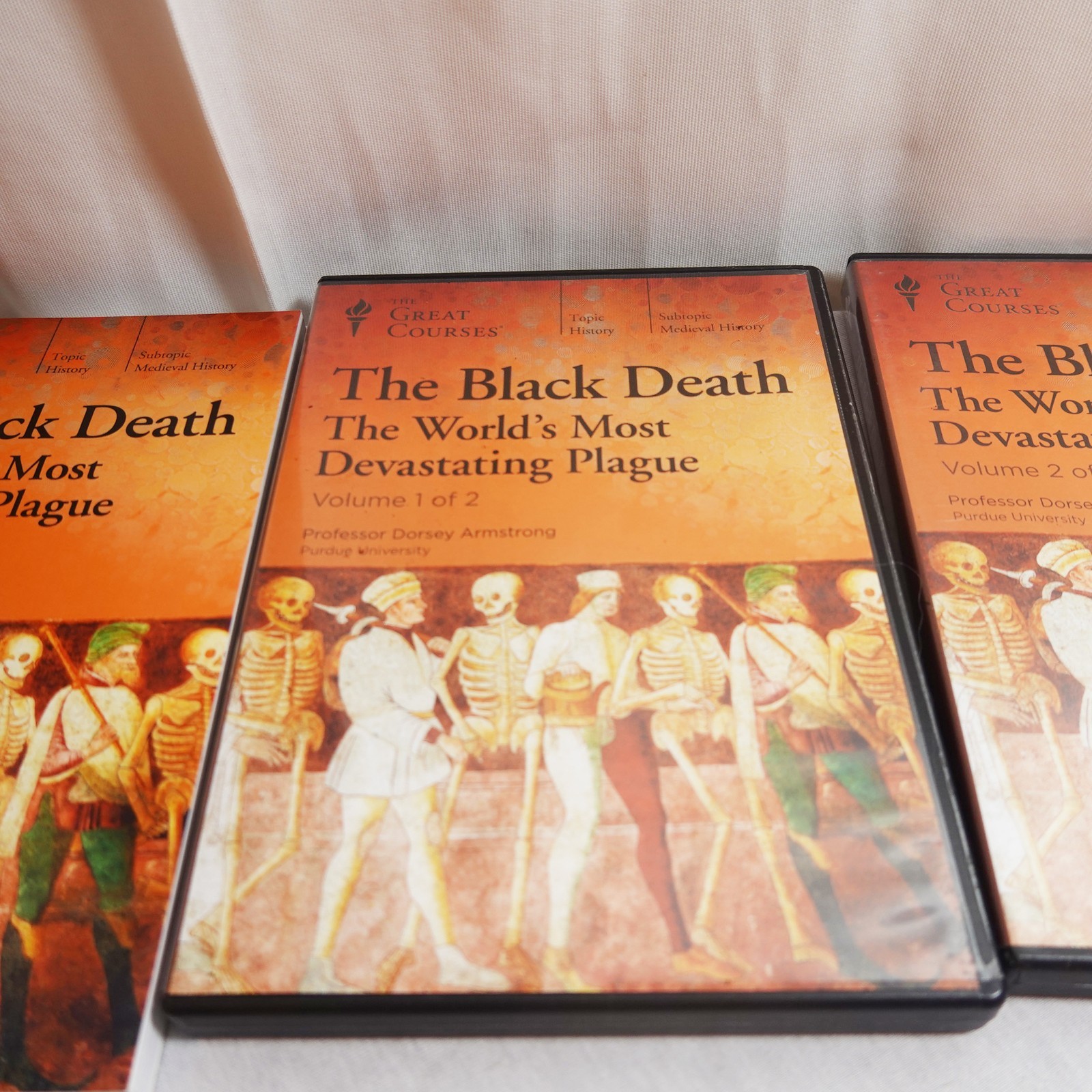 Great Courses The Black Death The World’s Most Devastating Plague 12 CD W/Book
