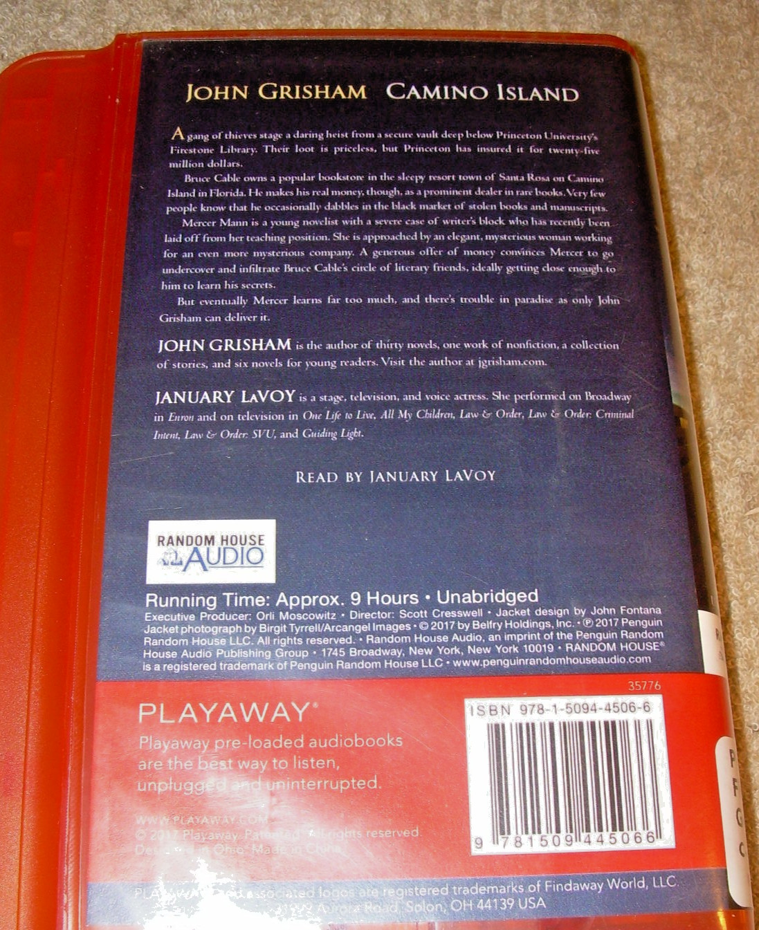 Playaway Audiobooks, Mixed Genre, Library Discontinued, Lot of 9