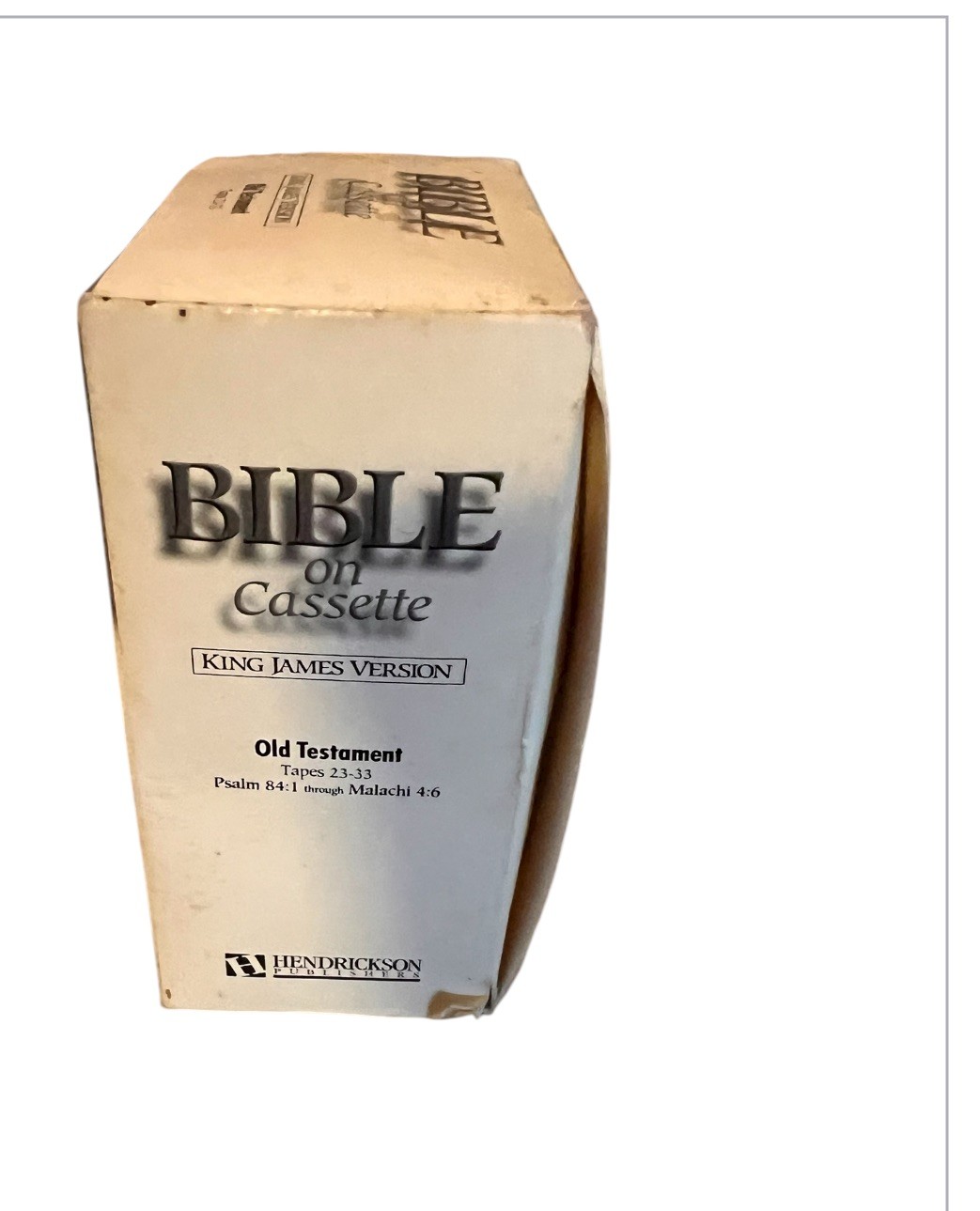 Bible on Cassette – King James Version (KJV) Old Testament Tapes 23–33