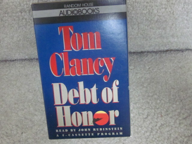 Tom Clancy-Debt Of Honor 4 cassette audio book-1994 Random House