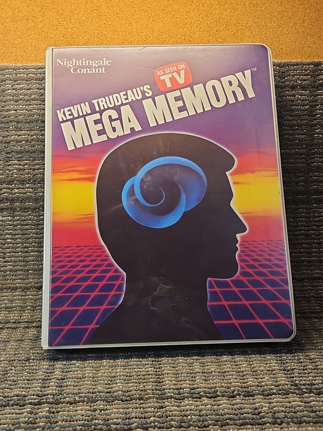 Kevin Trudeau’s Mega Memory Audio Book On Cassette w/ Pocket Guide & Workbook