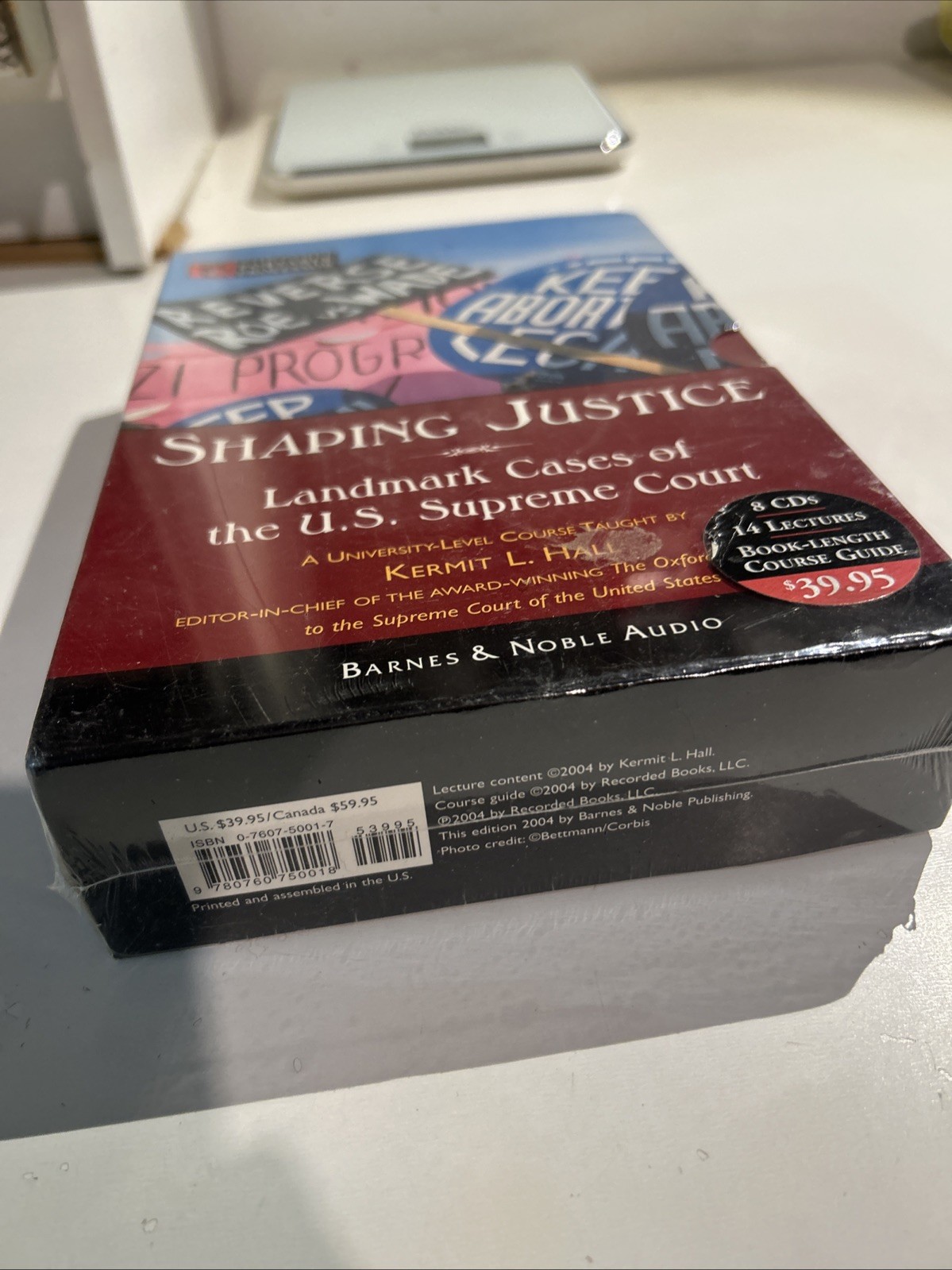 NEW — SHAPING JUSTICE, LANDMARK CASES OF THE US SUPREME COURT,KERMIT HALL, Audio
