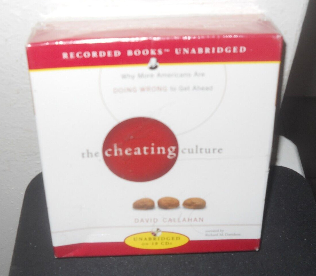 THE CHEATING CULTURE DAVID CALLAHAN (2004) UNABRIDGED 10 CD’s New Factory Sealed