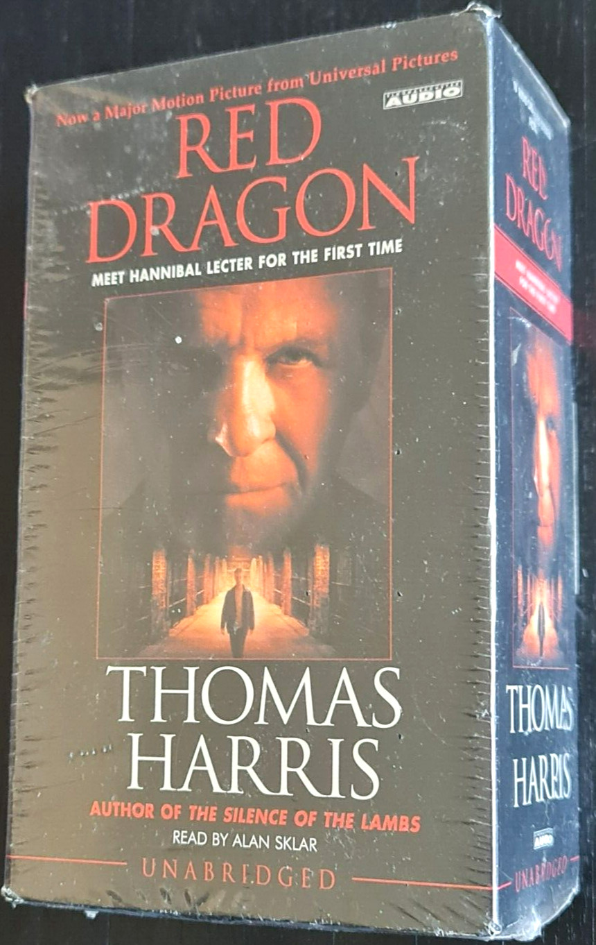 Red Dragon Thomas Harris 10 Cassette Unabridged Audiobook, New and Sealed
