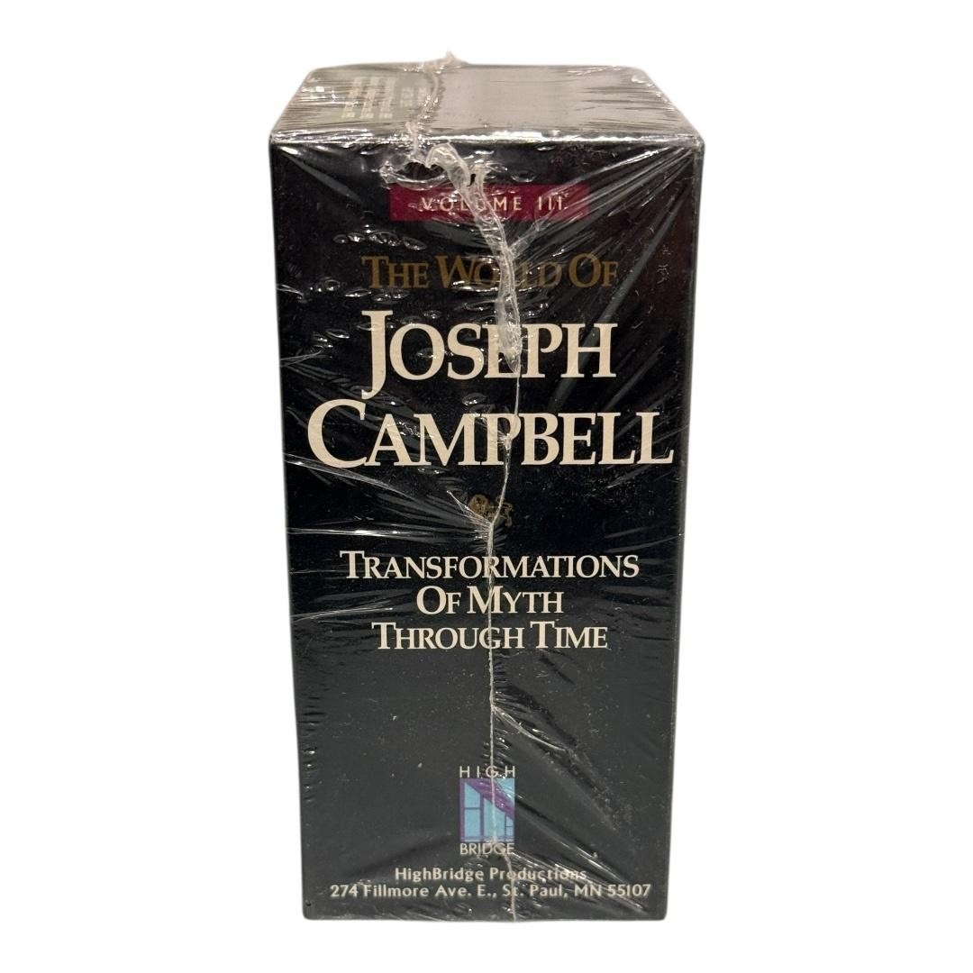 Vintage Joseph Campbell Transformations of Myth Audio Cassette Set Vol 3 Sealed