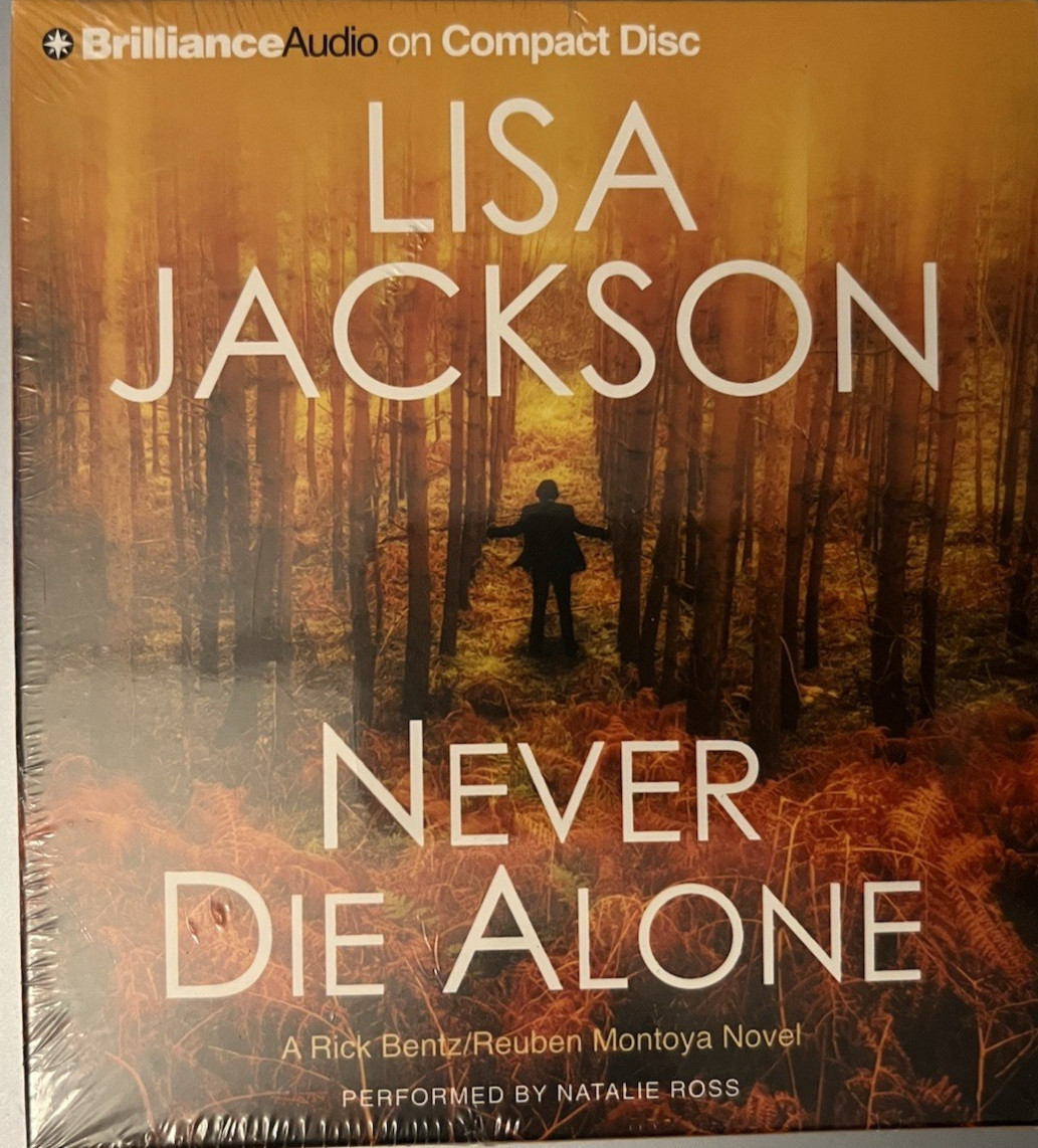 Never Die Alone by Lisa Jackson Unabridged Audiobook on 5 CDs Sealed