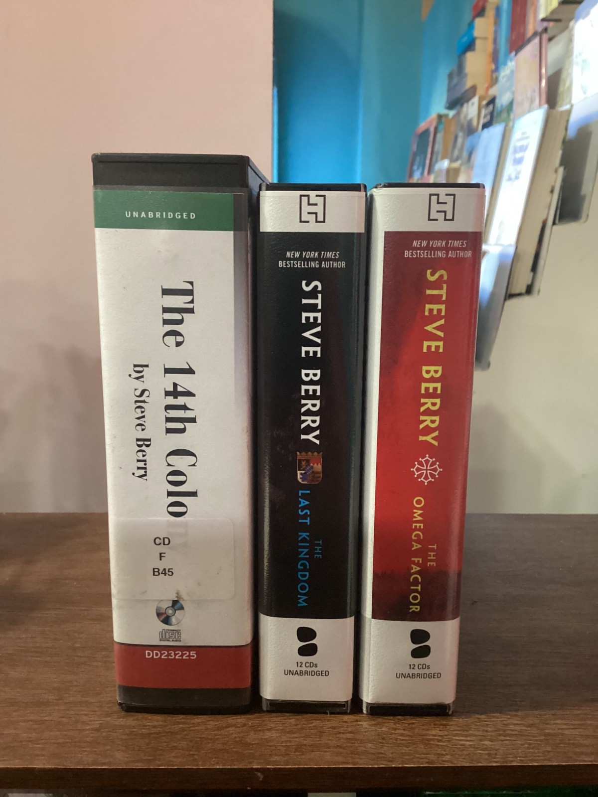 Steve Berry Compact Disc Audiobooks Pick Your Own Ex-Library