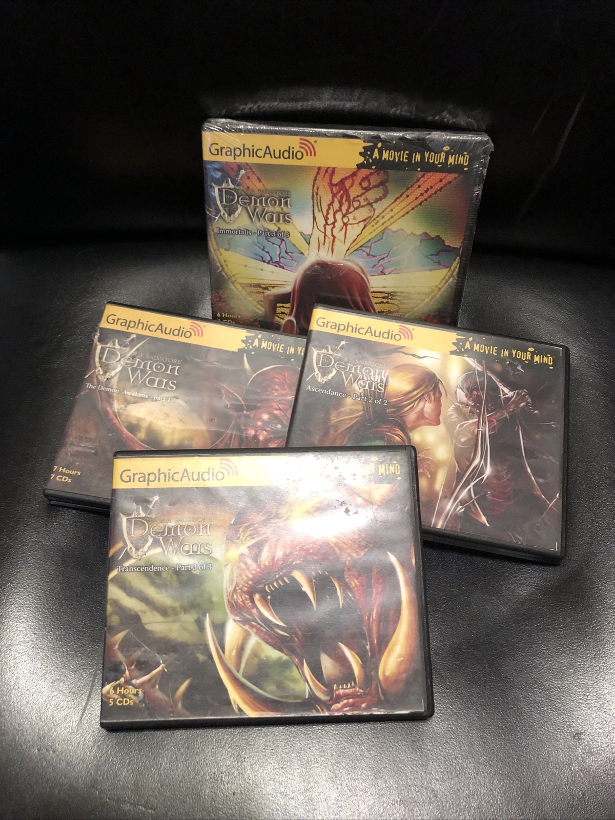 Graphic Audio Demon Wars Salvatore Awakens Ascendance Transcendence Immortals LO