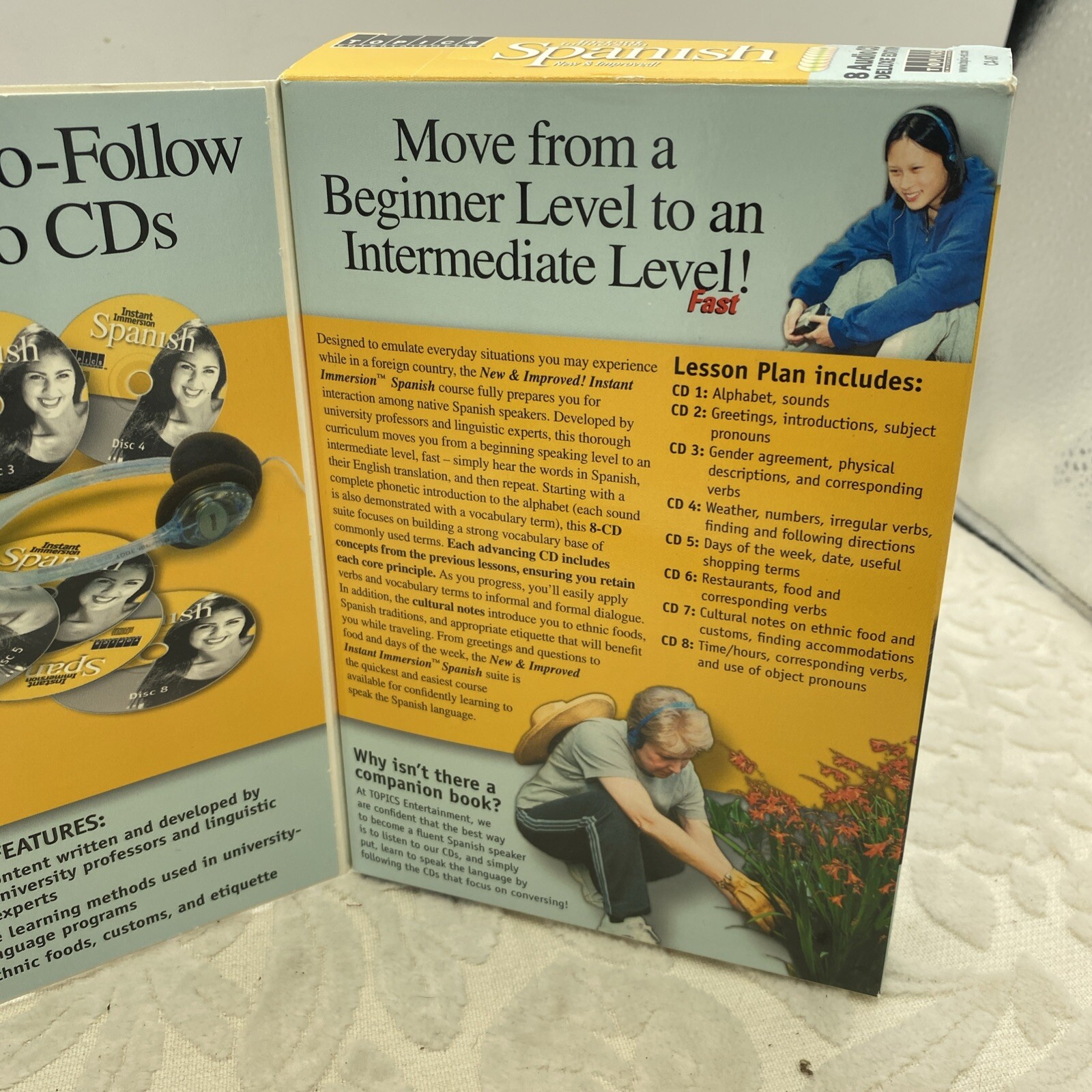 Topics Instant Immersion Advanced Spanish Deluxe Edition (8 CD’S 2002)