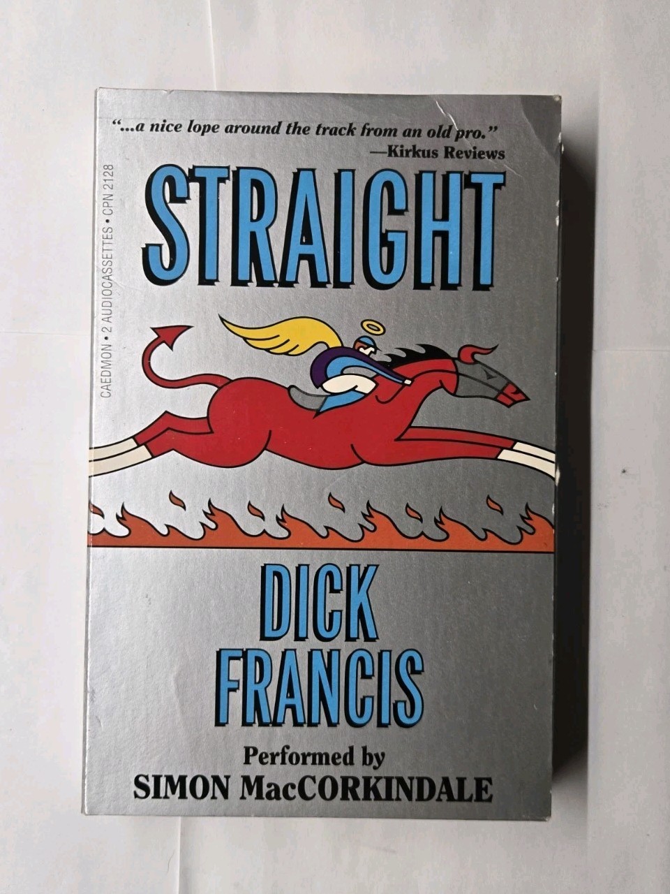 Straight Dick Francis (Cassette Audiobook, 1989, 2 Tape Set, Caedmon)