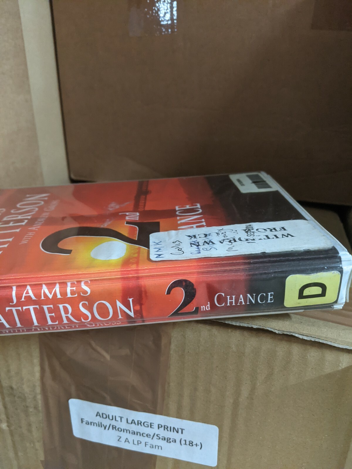 2nd Chance by James Patterson with Andrew Gross : Unabridged Cassette Audiobook