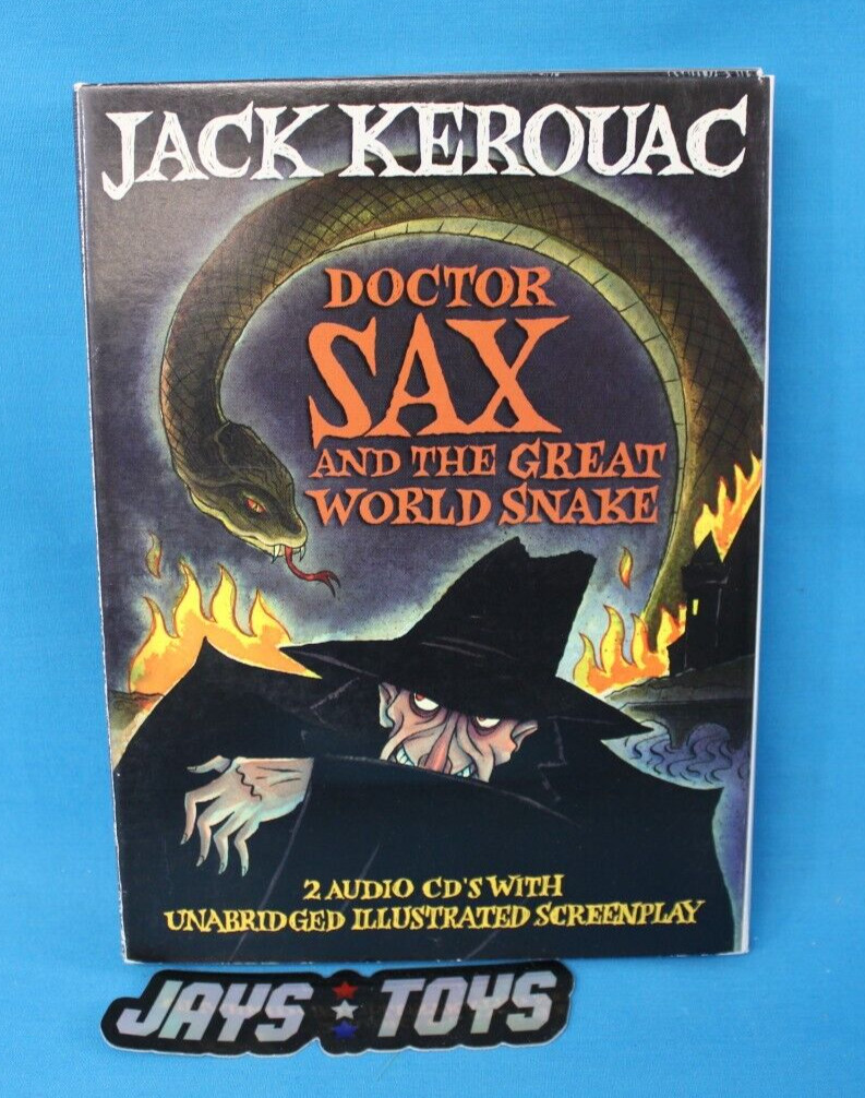 Jack Kerouac Doctor Sax and the Great World Snake 2 x Audio CDs + Screenplay
