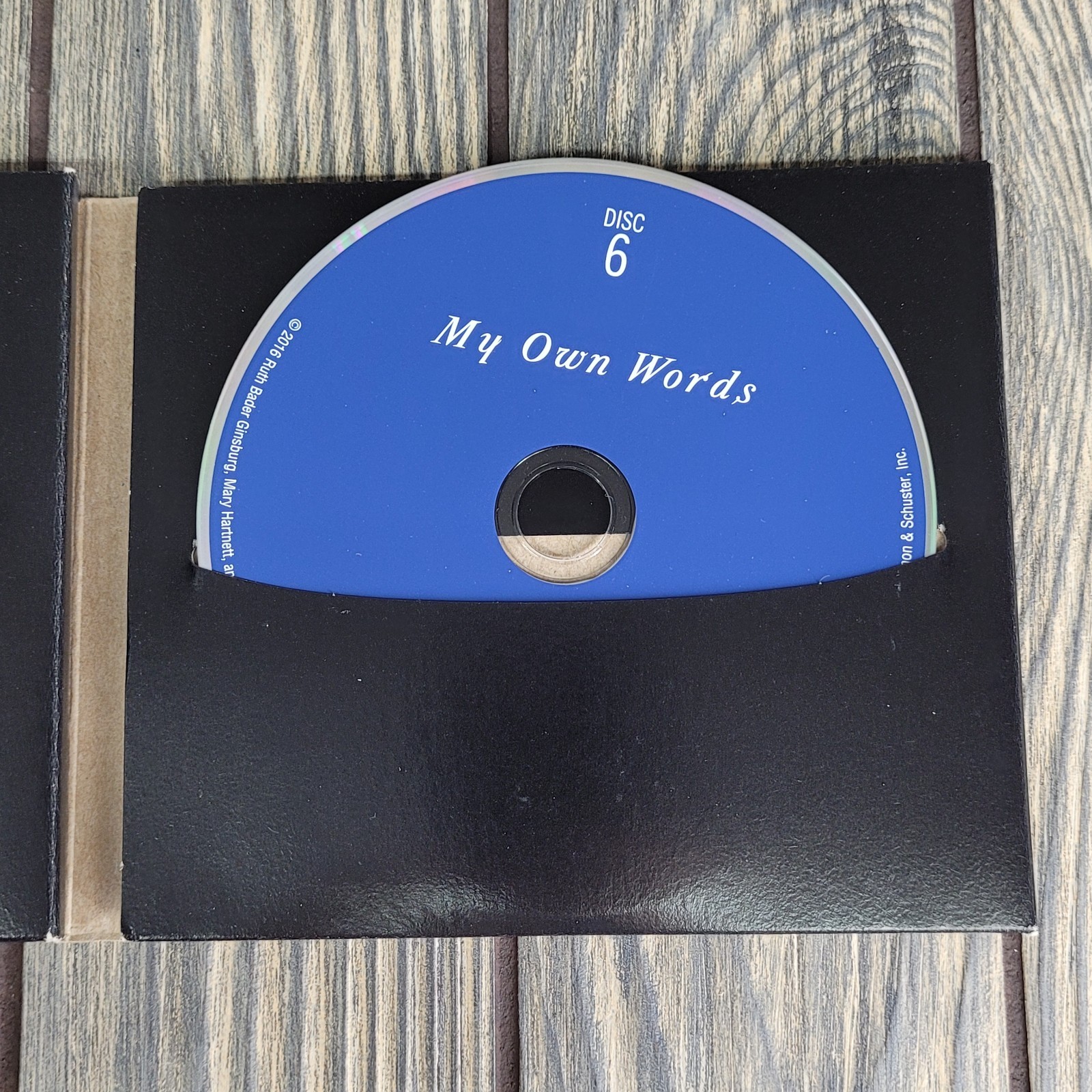 Ruth Bader Ginsburg: My Own Words (10 CD Audiobook) Excellent Open/Unused