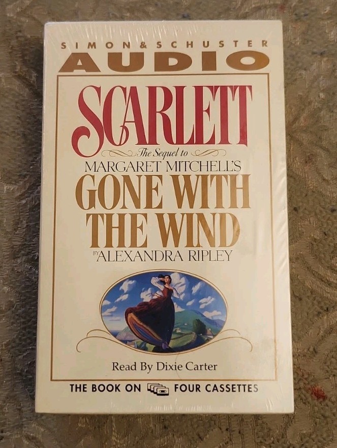 Scarlett Audio Sequel To Gone With The Wind 4 Cassette Tapes By Alexandra Ripley