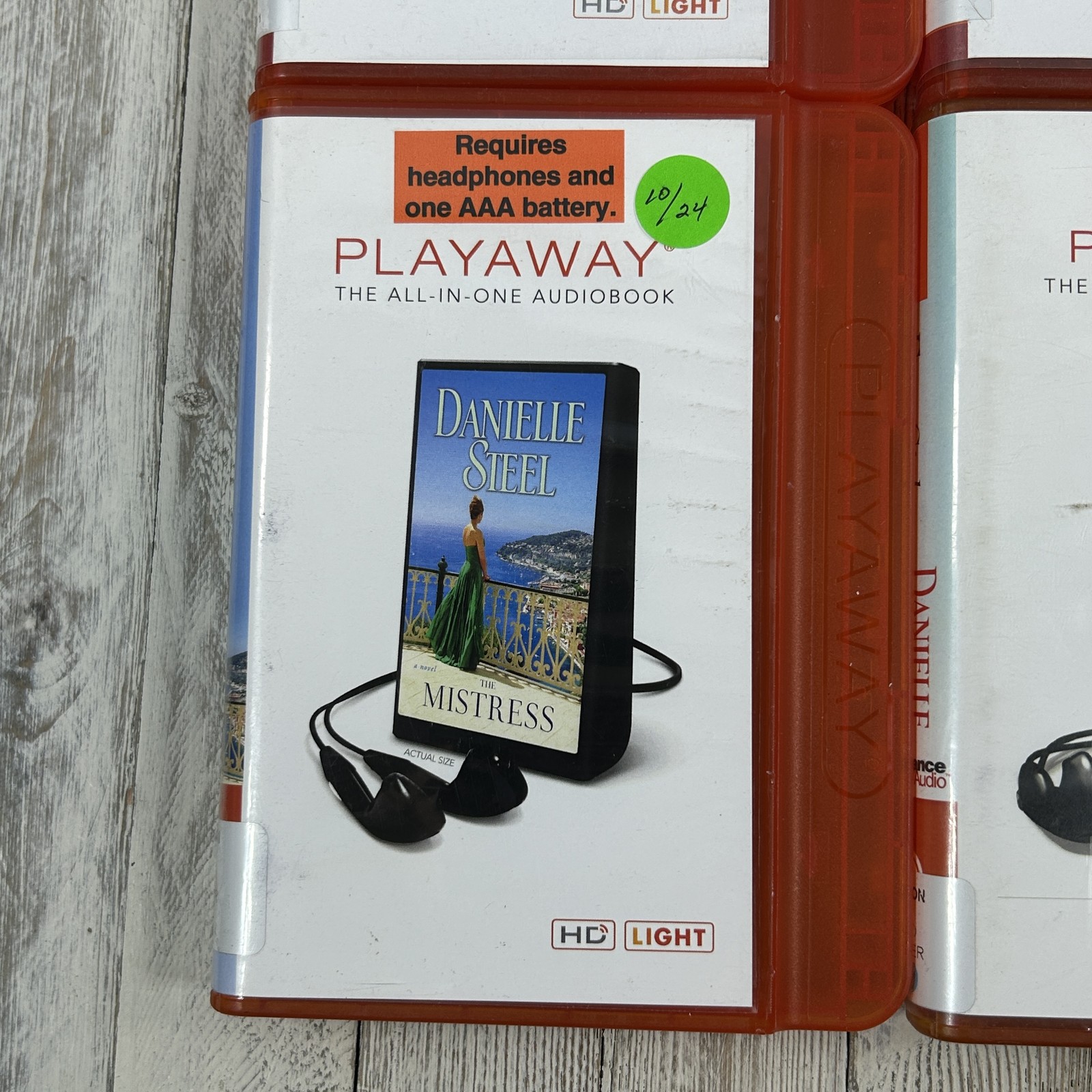 Danielle Steel Playaway All-in-One Audiobooks Lot of 6: Child’s Play, Mistress