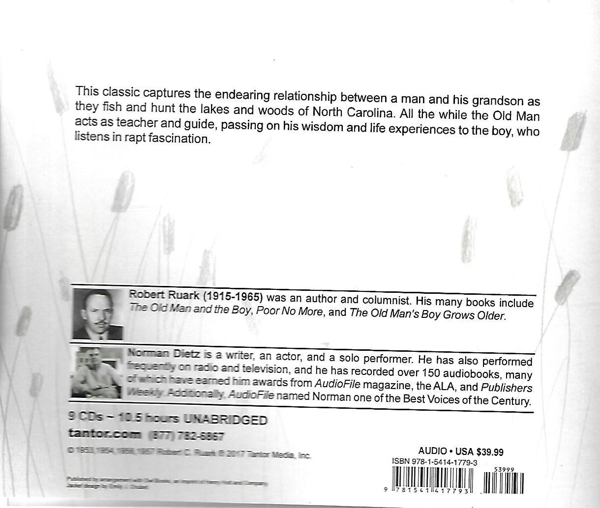 The Old Man and the Boy by Robert Ruark (CD, Unabridged)