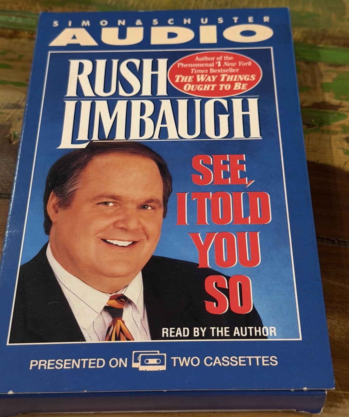 Rush Limbaugh — See I Told You So (2) Tape Set Audiobook Read By The Author