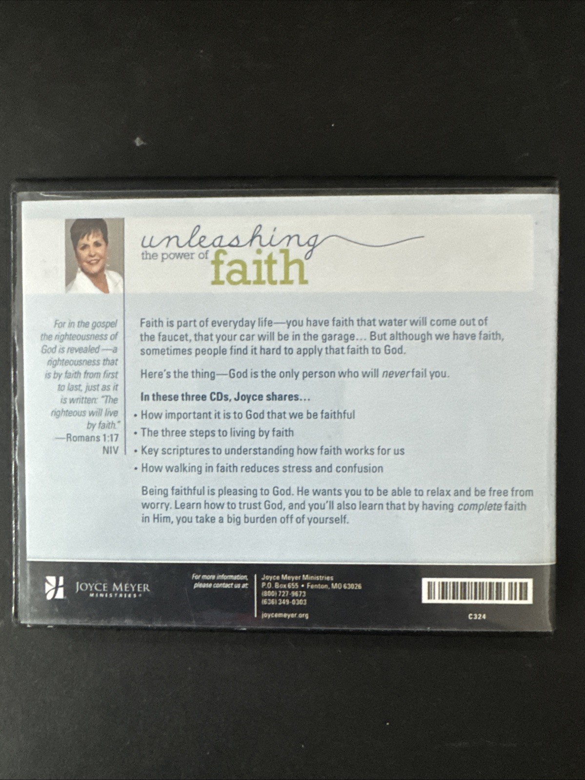 Joyce Meyer Unleashing The Power Of Faith 3 Disc CD Set Religous Self Help