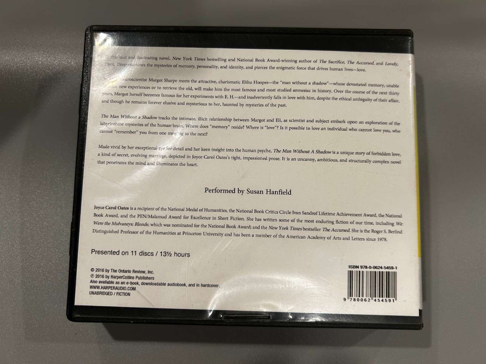The Man Without a Shadow Joyce Carol Oates UNABRIDGED Audiobook CD 11 Discs Ex-L