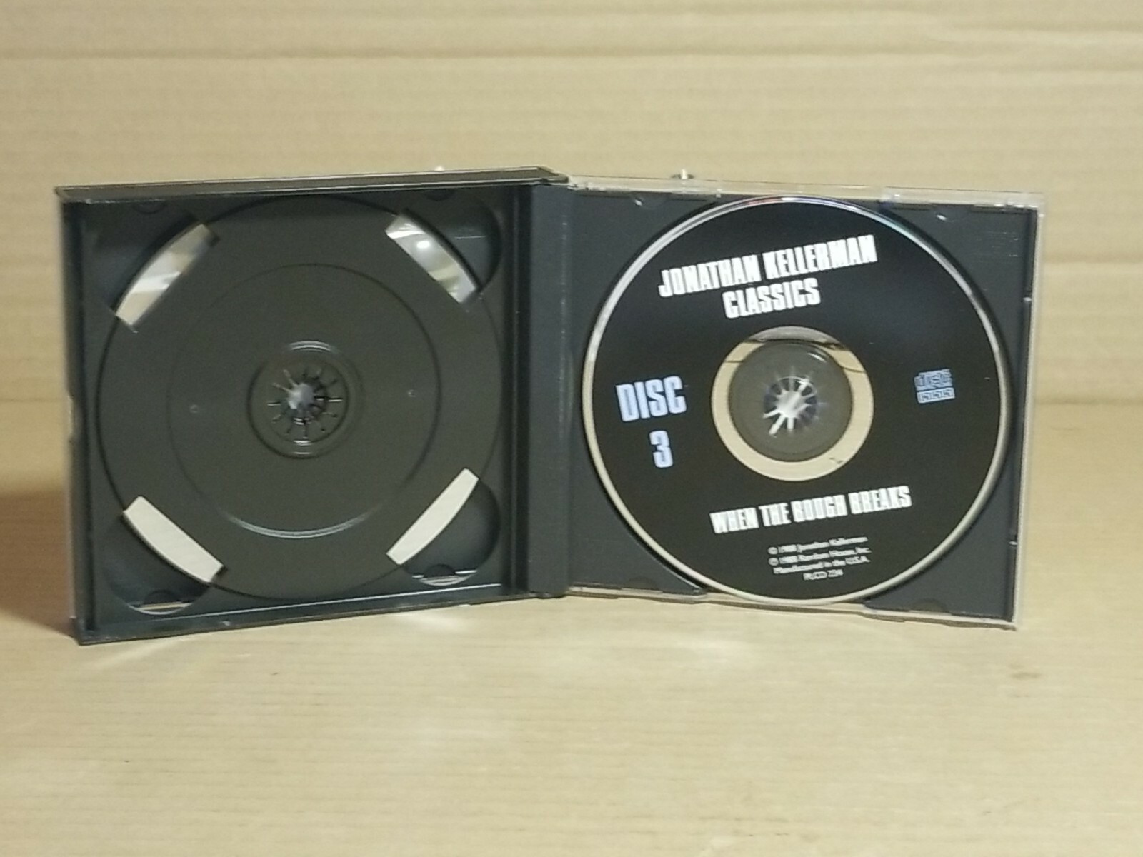When the Bough Breaks — Jonathan Kellerman Read By John Rubinstein 1988 3 CD Set